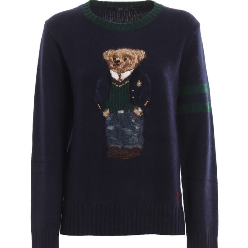 Polo Ralph Lauren Bear Sweater Navy